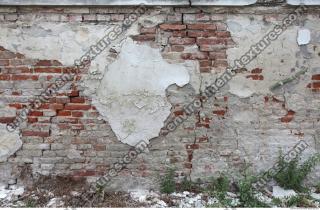 wall brick plastered